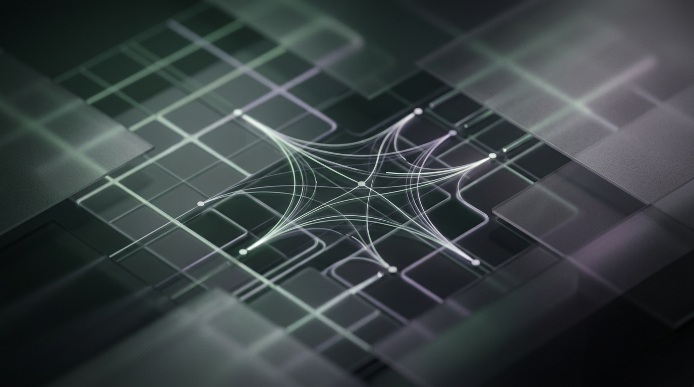 Abstract visualization of data flow