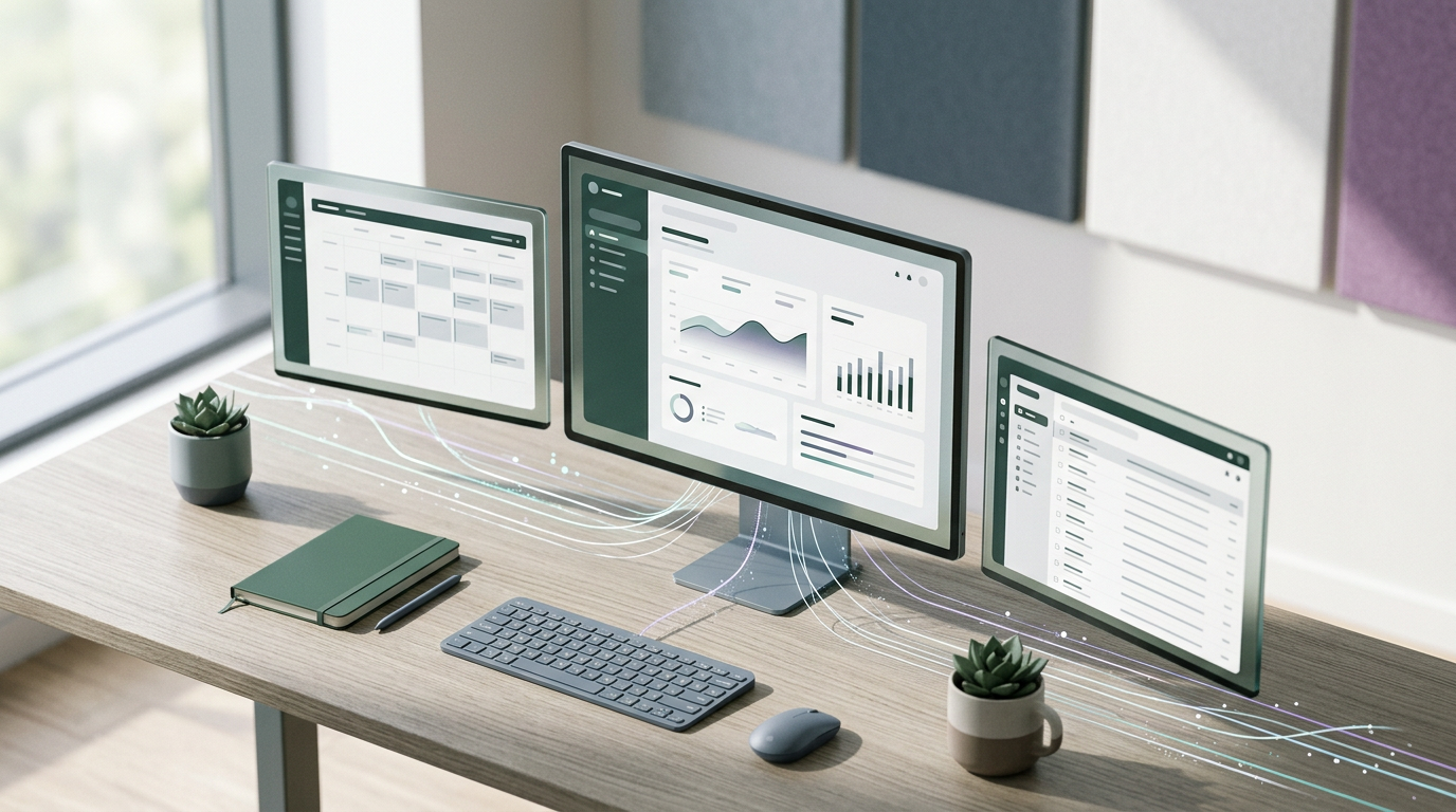 Digital workspace with AI powered email and data