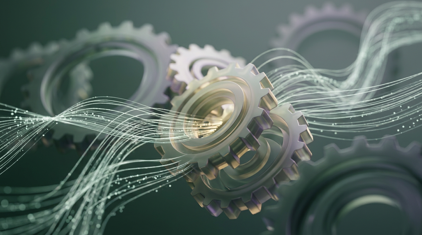 Conceptual image of AI powered workflow automation