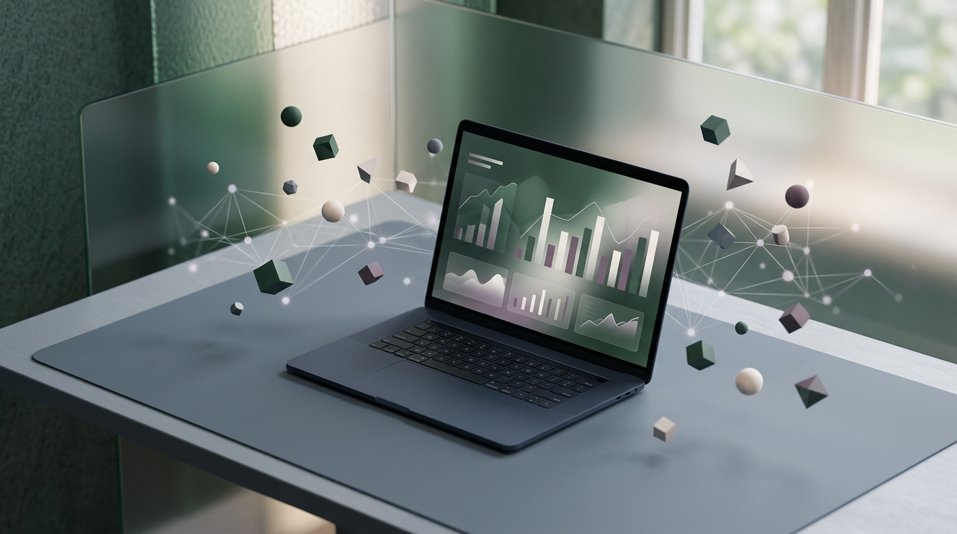 AI analyzing sales data patterns