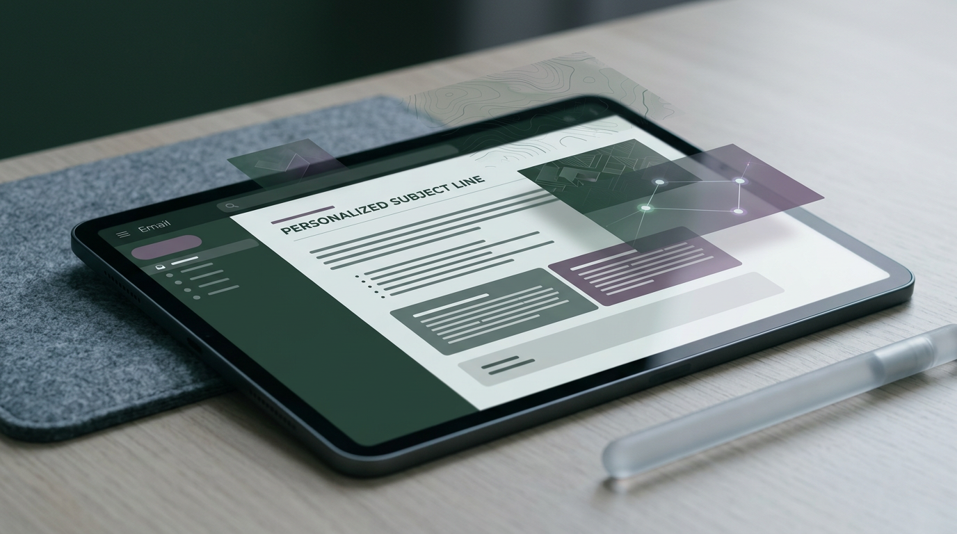 AI generated personalised email content draft